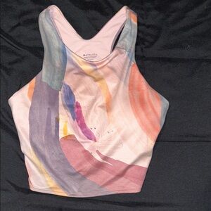Athleta Conscious Crop in Vibrance Orchid Sports Bra Top Women’s Small